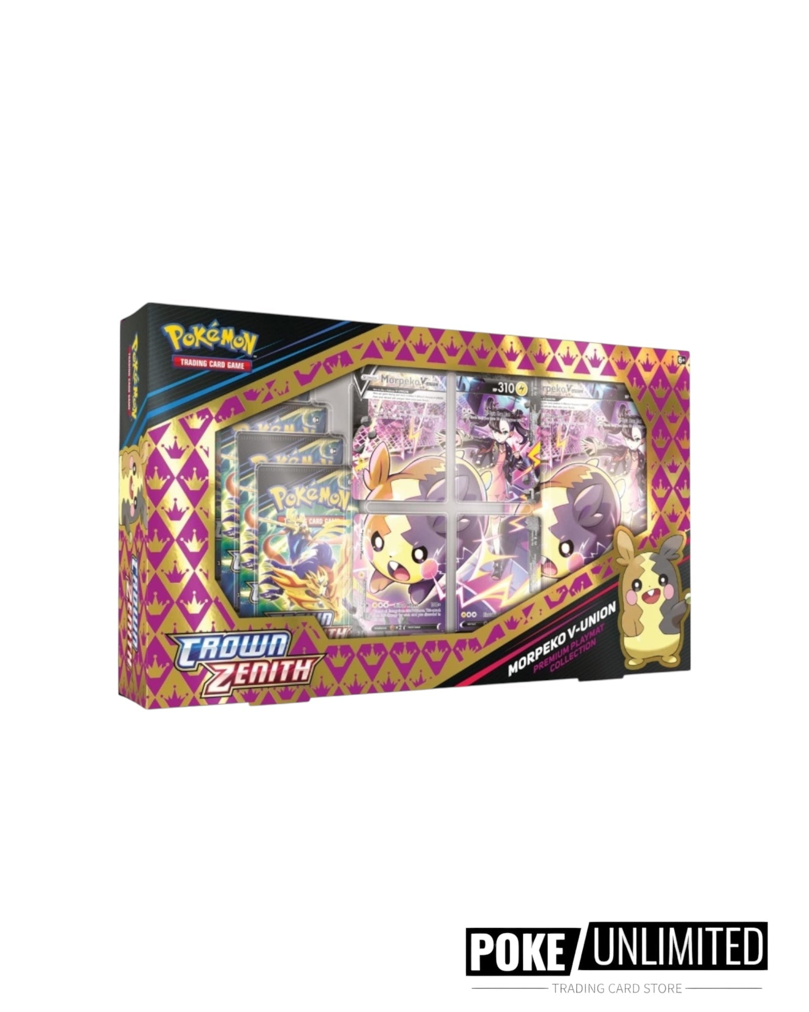 Pokmon TCG: Crown Zenith Morpeko V-Union Playmat Premium Collection PokeUnlimited Pokmon TCG: Crown Zenith Morpeko V-Union Playmat Premium Collection PokeUnlimited