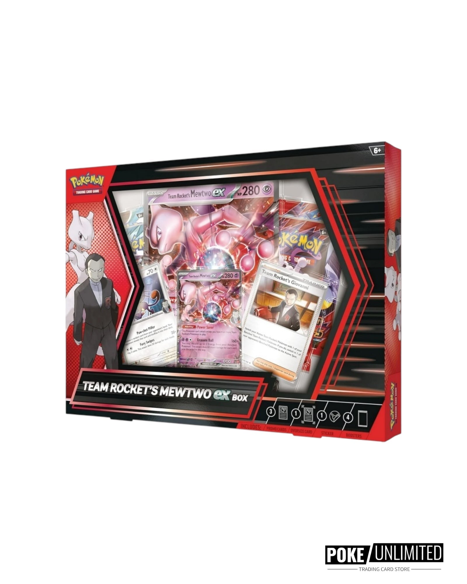 Pokémon TCG Team Rocket's Mewtwo ex Box – English – PokeUnlimited