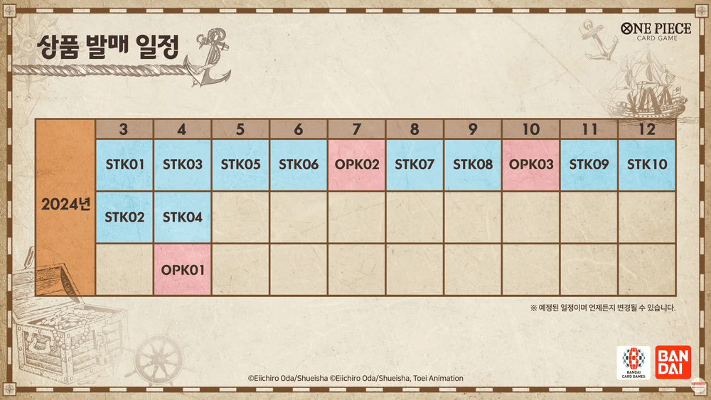 one piece card game release schedule Upcoming Events for the (July 2026) TCG Release Schedule for
