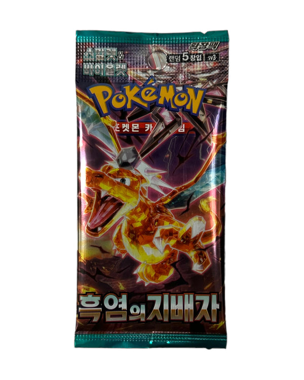 Pokémon Scarlet & Violet Ruler of the Black Flame Booster Pack (Korean)