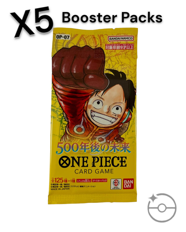 One Piece 500 Years In The Future Booster Pack X5 Bundle OP-07 (Japan)