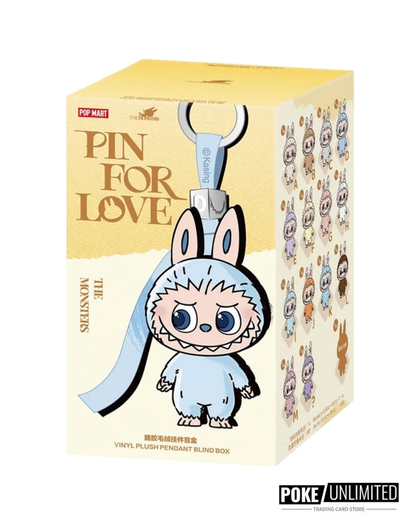 THE MONSTERS: Labubu - Pin for Love Series-Vinyl Plush Pendant Blind Box (A-M)