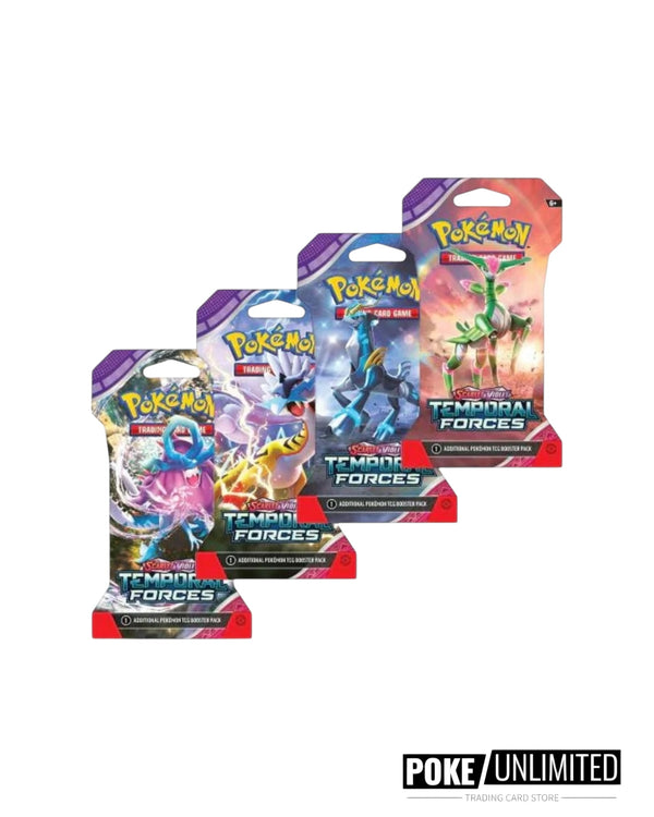 Pokémon TCG: Scarlet & Violet - Temporal Forces Sleeved Booster Pack Case