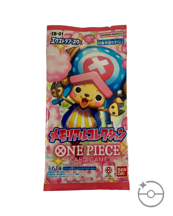 One Piece Extra Booster: Memorial Collection Booster Pack EB-01 (Japan)