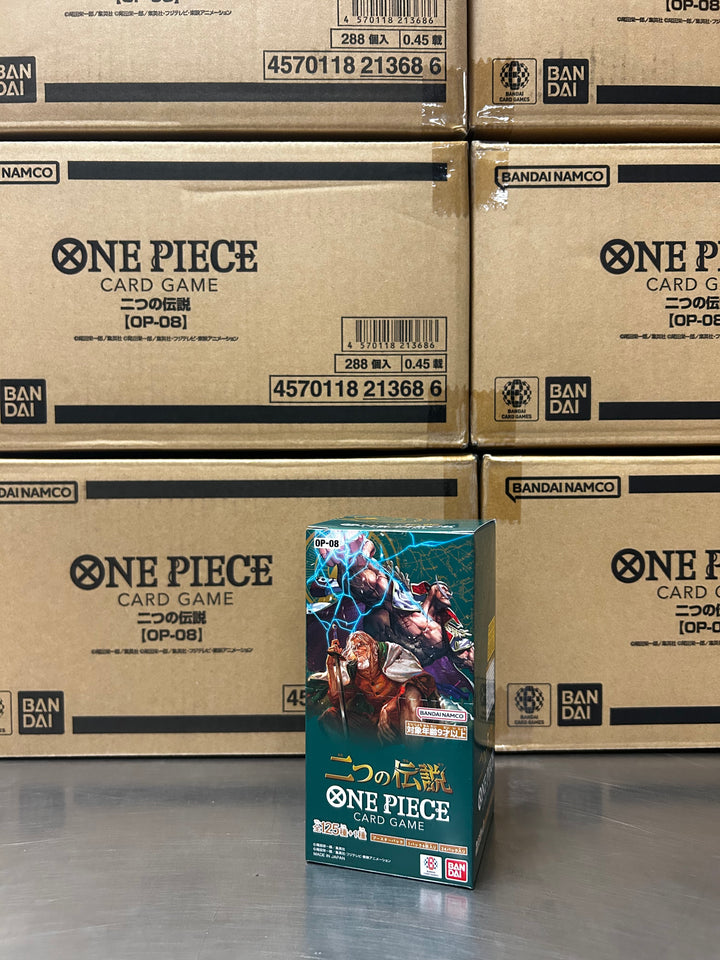 One Piece Card Game Japanese One Piece Card Game: TWO LEGENDS OP-08 Booster Box - Factory Sealed, Japanese, 24 Packs Pokmon English Sealed Booster Boxes One Piece Card Game Japanese One Piece Card Game: TWO LEGENDS OP-08 Booster Box - Factory Sealed, Japanese, 24 Packs Pokmon English Sealed Booster Boxes