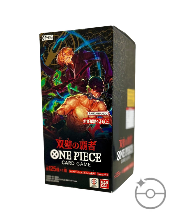 One Piece Japanese Booster boxes OP06 Flanked by Legends