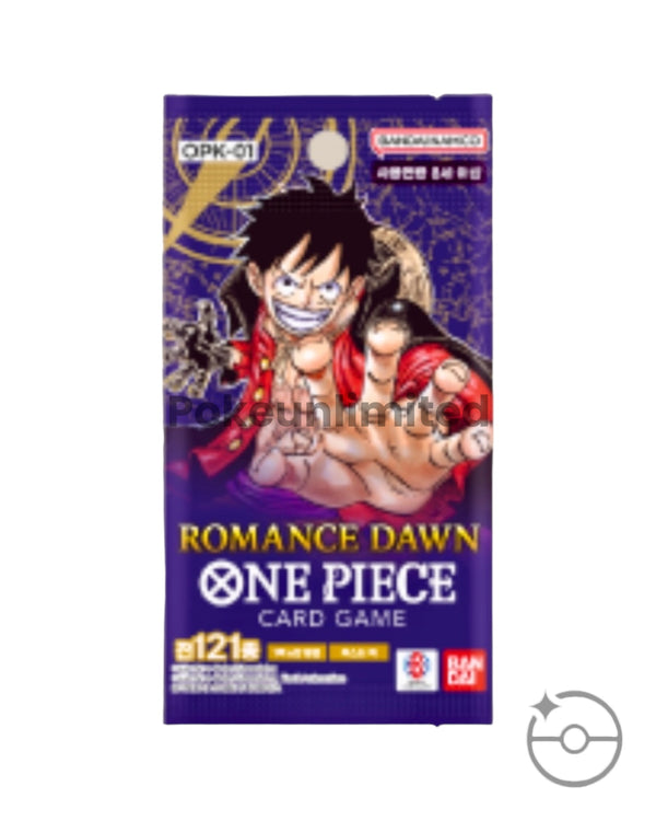 One Piece TCG Korean booster pack romance dawn OPK-01