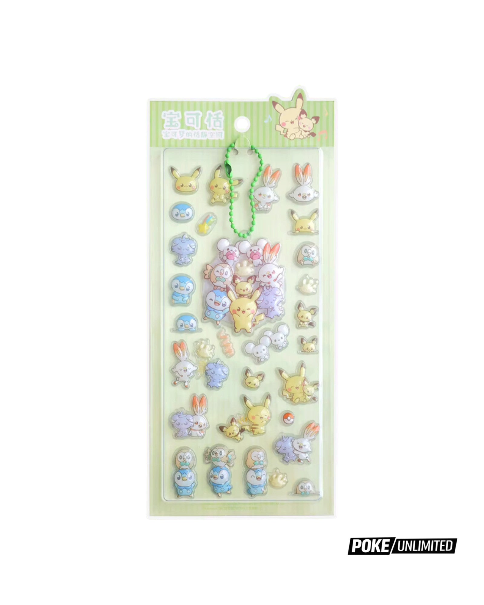 Hollybox: Pokémon - Pokepeace 3D Sticker Basic Sheet – PokeUnlimited