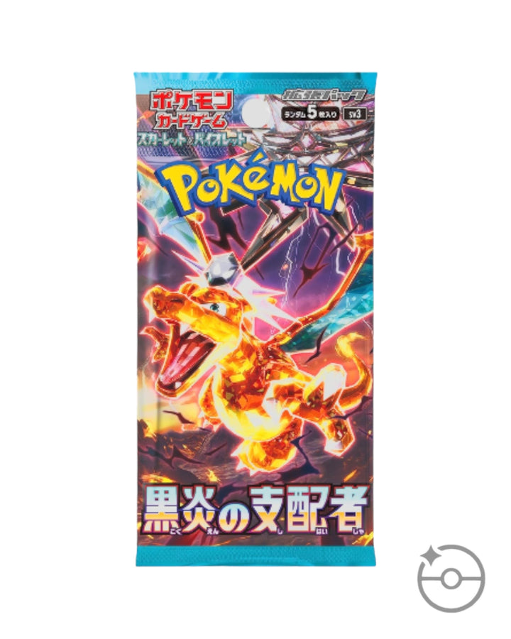Pokemon Trading cards Japanese Ruler of the Black Flame booster pack