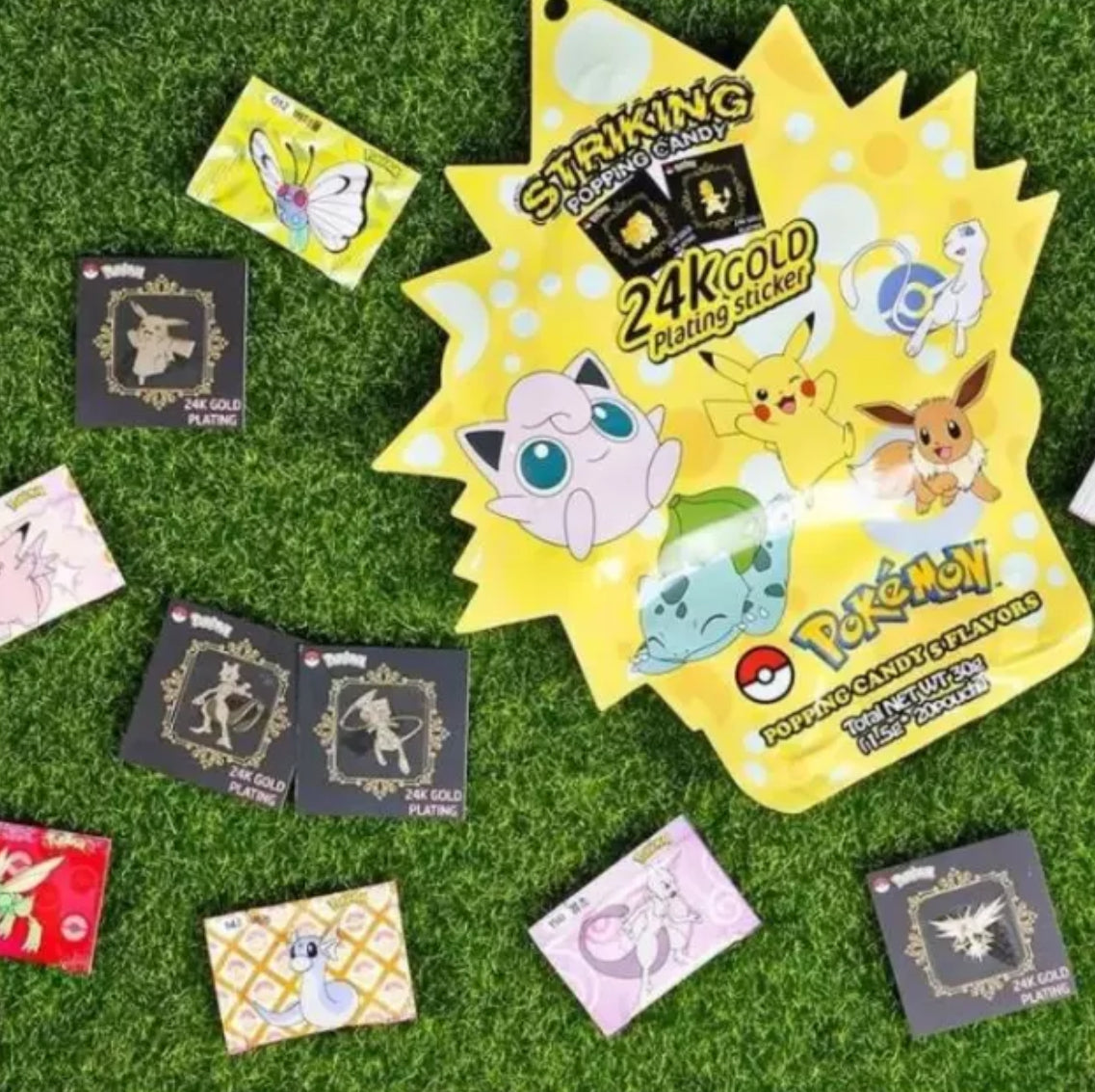 【韓国限定】ポケモン　24K ゴールドステッカー　プリン【日本未発売・レア】 韓国限定】ポケモン 24K ゴールドステッカー プリン【日本未発売