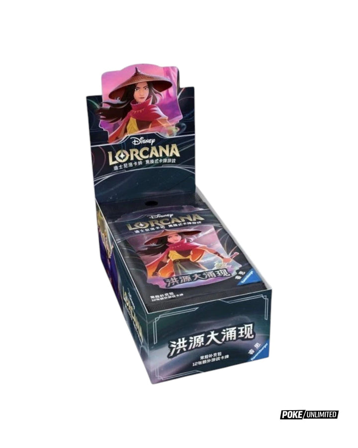chinese lorcana booster box Disney The First Chapter Simplified Slim  PokeUnlimited where Illumineers wield magical ink to create glimmers of beloved Disney characters and begin their adventures together Daughter and I opened one