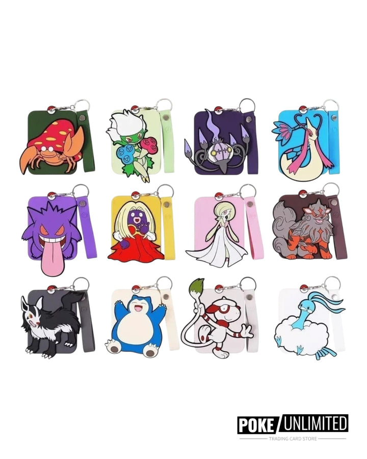 pokemon card holder keychain Chinese Pokemon Gengar Blind Box