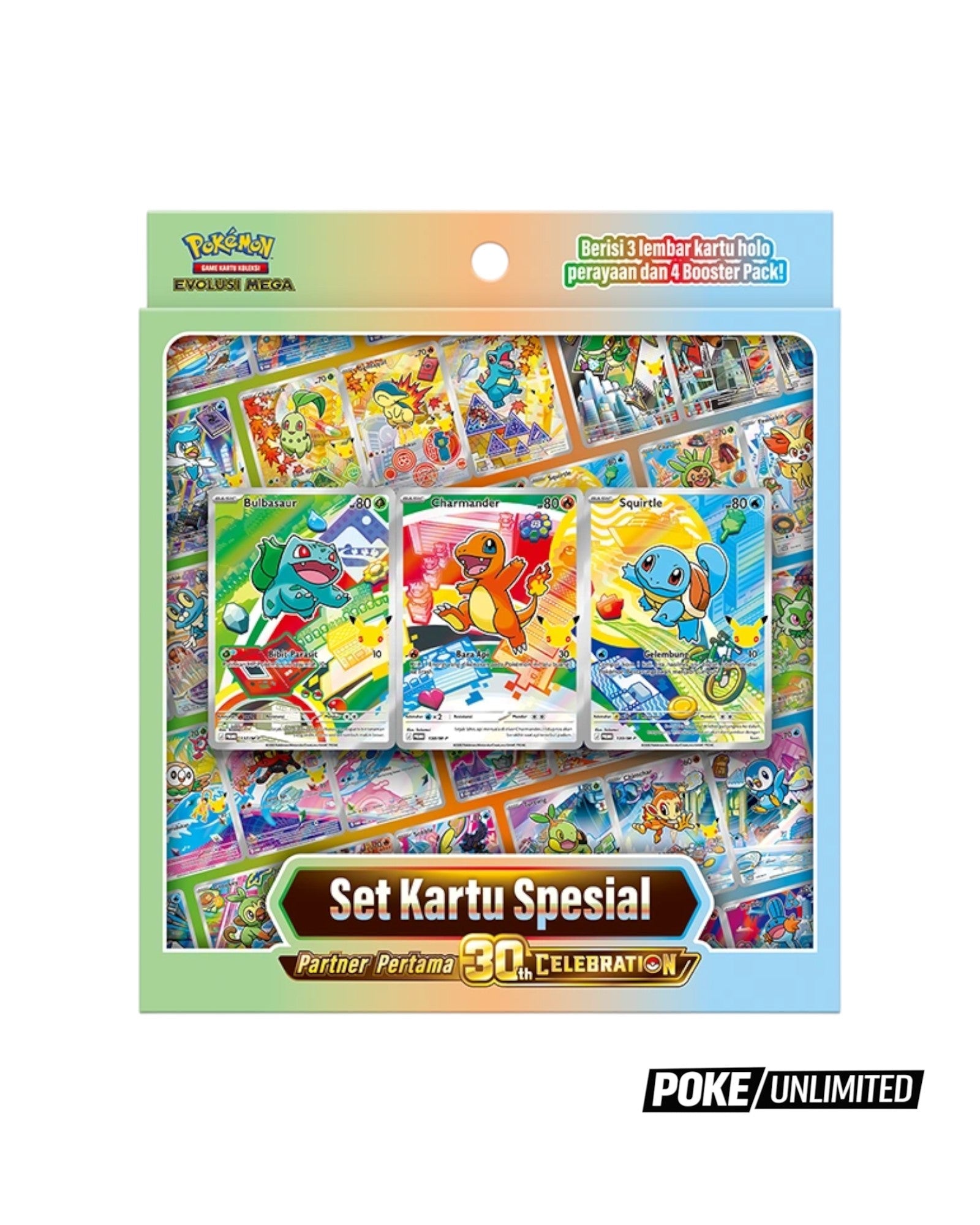 Pokémon TCG: 30th Celebration First Partner Set - Indonesian