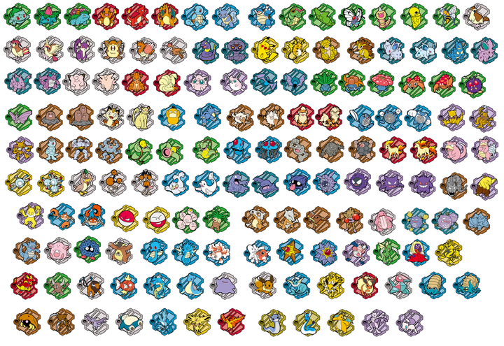 Pokémon TCG: Collect 151 Puzzle Refrigerator Magnet Blind Box (S