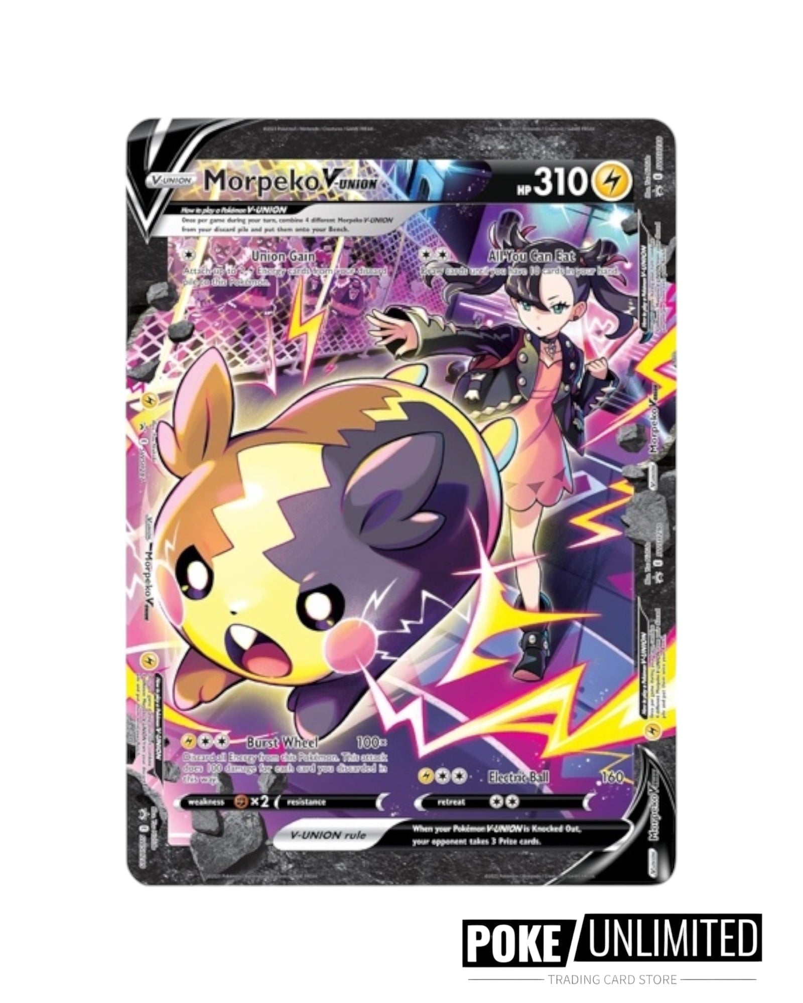 Pokémon TCG Crown Zenith Morpeko V-UNION Playmat Premium