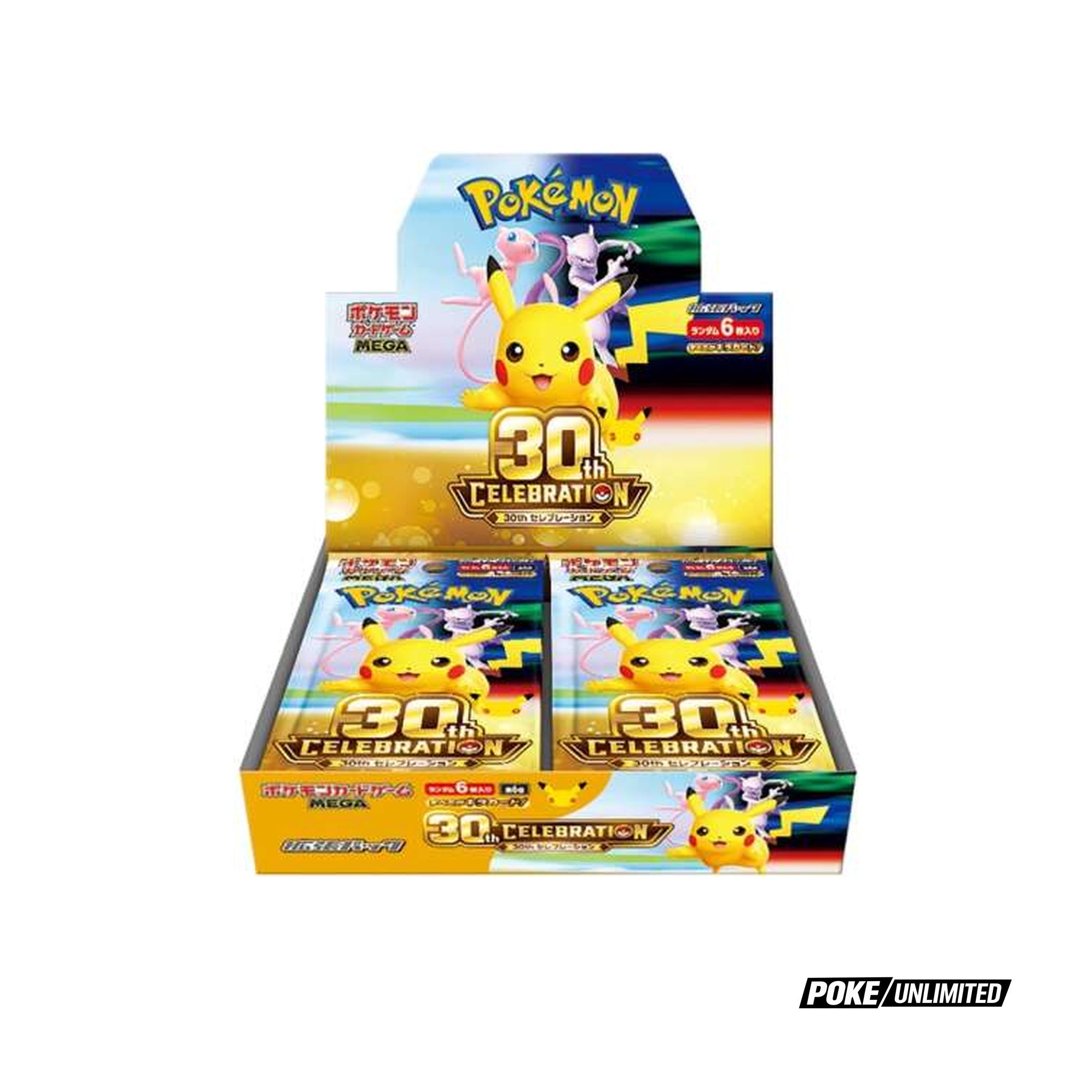 Pokémon TCG: MEGA - 30th Celebration Booster Box M6A - Japanese
