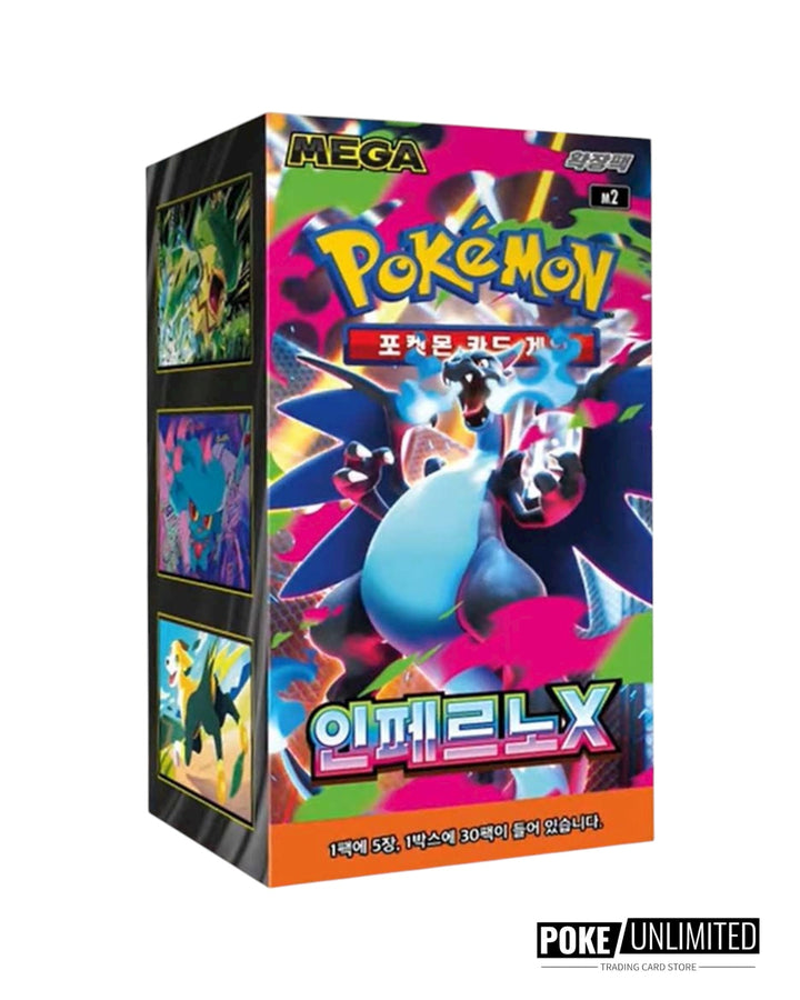 korean inferno x booster box Pokemon Card Mega Expansion Pack Inferno X Booster box M2 Korean ver./
