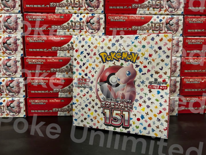 Scarlet & Violet - Pokemon 151 Booster Box (Japanese) PokeUnlimited Scarlet & Violet - Pokemon 151 Booster Box (Japanese) PokeUnlimited