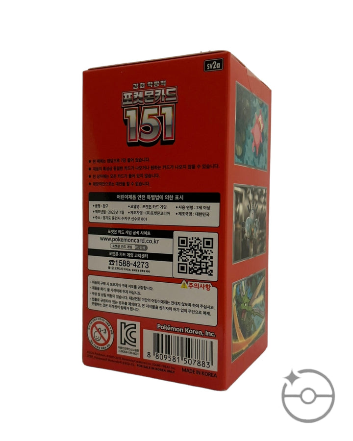 Scarlet & Violet - Pokmon 151 Booster Box (Korean) PokeUnlimited Scarlet & Violet - Pokmon 151 Booster Box (Korean) PokeUnlimited